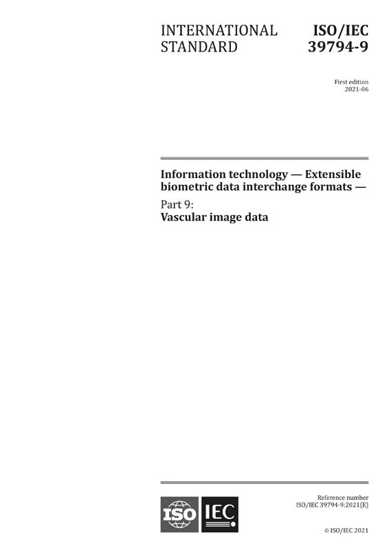 Cover ISO/IEC 39794-9:2021